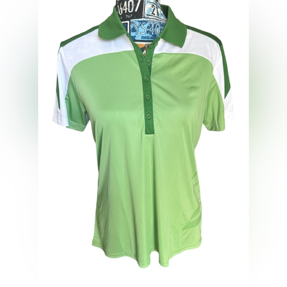Elevate Sports Wear Women’s Vesta Short Sleeve Color Block Golf Polo - Size M